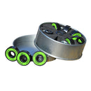 High  Longboard Skateboard Black Wheels With  Abec 9 Bearings Spacers