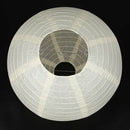 1x Round Paper Lanterns Lamp Shade Wedding Decoration 18inch/45cm, Creamy-w N1U2