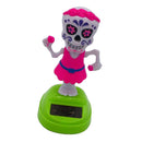 Halloween Car Solar Powered Ornament For Car Office Desk Decor Ornament