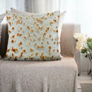 Snack Tortilla Pattern Linen Pillowcase Square Pillow Cover for Home (6)