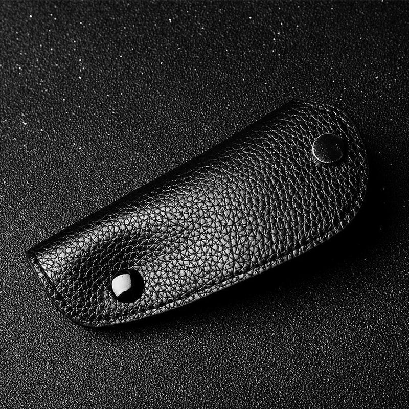 Key Case Litchi Synthetic Key Fob Cover Wear-resistant for BMW E46 1998-2005