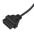 OBD2 Extension Cable 12 Pin to 16 Pin Female OBD1 OBDII Connector Adapter f