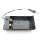 5x 9V 9-volt PP3 Battery Holder Box Case W/ Cover Switch DC Power 5.5*2.1mm I6Z5
