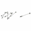 60* Mixed Medical Stainless Steel Lip Nail Tongue Navel Nail Body Pierce Jewelry