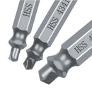 6pcs Damaged Screw Extractor Speed Out Drill Bits Tool Set Broken Bolt Remover#