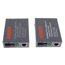 2pcs 25KM Simplex Fiber Optic Converter Fast Enternet Converter HTB-3100AB
