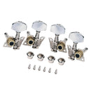 4 Pieces 2R2L Guitar Tuning Pegs Tuners Machine Heads for 4 String Guitar