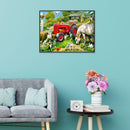 5D DIY Full Drill Diamond Painting Animals Cross Stitch Embroidery Mosaic