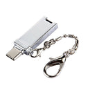 Portable 2in1 SD/TF External Memory Card Slot Reader Adapter Phone New