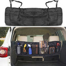 Auto Car Seat Back Storage Bag Interior Organizer Multi Pocket Accessory Black