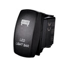 Universal 12-24V LED Light Bar Rocker Switch Push Button On Off Control