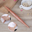1Pcs non stick long wooden handle rolling pin dumplings fondant cake baking 3CXP