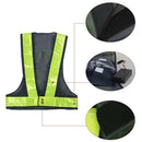 Safety Vest 16 LEDs Vest Traffic Outdoor Night Safety Warning Clothing (Wit