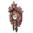 Creative Wooden Handcrafted Cuckoo Clock Carved Battery-operated Clock M