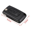 3 button key cover remote control for citroen C2 C3 C4 C5 C6 xsara picasso H6L8