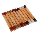 10 Pieces Wood Furniture Touch Up Markers Scratch Repair Crayons Wax Sticks