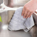 Strong Absorbent Soft Scouring Pad Kitchen Cleaning Dish Towel Microfiber Clo-OZ