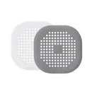 2PCS Buthtub Drain Hair Catcher Shower Drain Cover Hair Stopper With Sucker