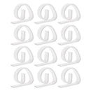 5X(12Pcs Picnic Home Plastic Transparent Tablecloth Tablecloth Clip Meal W I1N5)