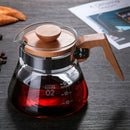 600Ml Glass Coffee Pots Decanter Carafe High Borosilicate Glass Hand Coffee