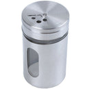 Stainless Steel Flour Sifter Cup Baking Sugar Salt Pepper Herb Shaker Jar T V8U4