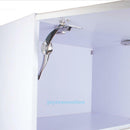 Alloy Cabinet Cupboard Door Furniture Lift Up Strut Lid Flap Stay Support Hinge