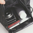 Women Korean Style PU Leather Casual Backpack Rivet Travel Bag School Bag B