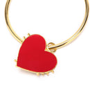 Fashion Women Love Heart Circle Pendant Stud Earrings Statement Jewelry  OZ