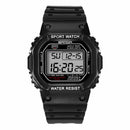 Sanda Watch Men'S Style Waterproof Sports Watch Digital Watch Black And Whi