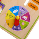 Cognitive Calendar Clock Multifunction Siding Early Education Toys