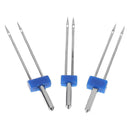 Presser Foot 3 Sizes Double Twin Needles Pin for Sewing Machine Parts