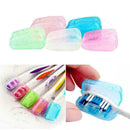 5pcs Holder Brush Cap Case Toothbrush Head Covertector Camping HOT Travel Z E7O0