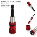 Magnetic Screwdriver Extension Quick Release - 1/4" Hex Shank Holder Drill Bit