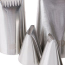 5pcs Basket Weave Tips Icing Piping Nozzle Stainless Steel Writing Tube Noz G+