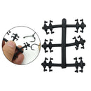 Fishing Hook Stop Beads Rack Black Rig Stopper Shank Joint Jig Supplies