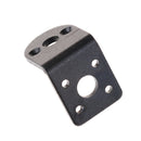 Black Metal L Shaped Mounting Bracket Holder for 25mm Gear Motor   Z
