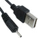 5X(black DC 2mm USB charging cable 50 cm for Nokia N78 N73 N82 U4S6)