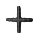 50 Pcs Hose Cross Straight Connector For 4/7 mm Hose 1/4 Inch Barb Barbed C W2N9
