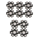 10pcs LED Heatsink Heat Sink Aluminum Base Plate for 1W 3W Light Lamp Bulb