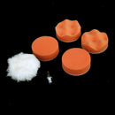 7pcs 3 inch Drill Thread Sucker Wool Cleaner Polishing Sponge Buffing Pad