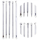 5pcs Blackhead Acne Whitehead Pimple Blemish Comedone Extractor Remover Tool Set