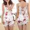Women Set Cami Sleepwear Summer Pajamas Pyjamas Shorts Tops Nightwear Ladies