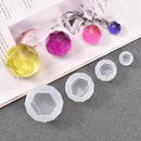 4 Pieces DIY Large Diamond Pendant Charms Crystal Silicone Mold Mould for