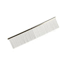 16cm Dog Cat Pet Stainless Steel Double Row Teeth Brush Grooming Hair Comb Kit