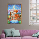 5D DIY Full Drill Diamond Painting Animal Cross Stitch Wall Art (Cartoon08)