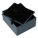 Portable Velvet Cufflink Cuff Links Case Storage Box Gift Display Jewelry