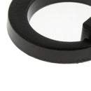 European Aluminum Alloy Matte Black Cabinet Handle Door Knocker Drop Rings