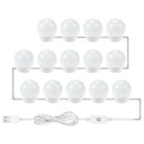 Led Vanity Mirror Lights Kit With 14 Dimmable Light Bulbs For Makeup Vanity K8N7