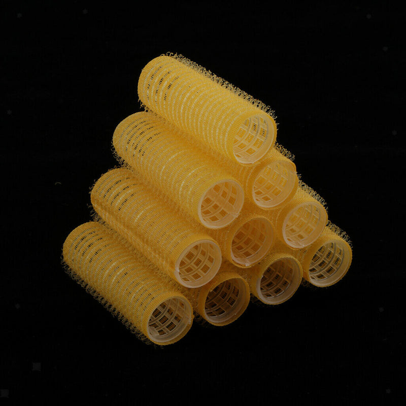 Self Grip Hair Rollers Curling Curls Waves Cling Stick Styling Tools 30PCS