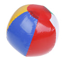 1Pc 15CM rainbow-color inflatable beach ball kid's water tlj